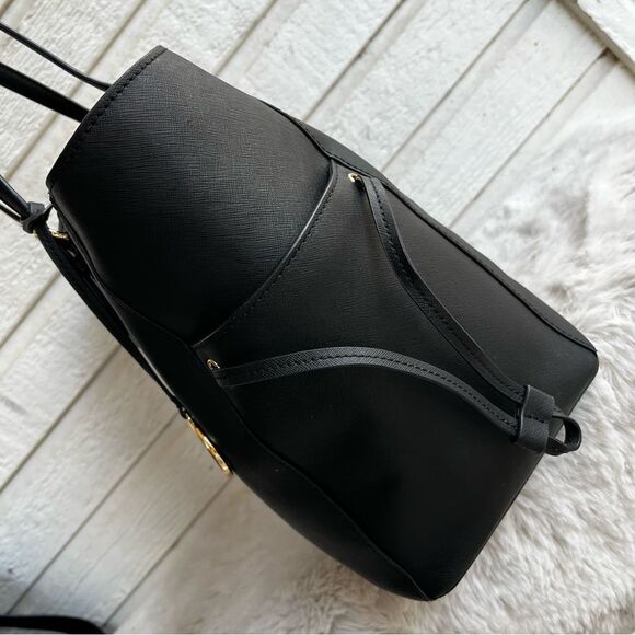 MICHAEL KORS Black XL Voyager Laptop Work Jet Set Tote Raven Selma Handbag - Picture 6 of 12